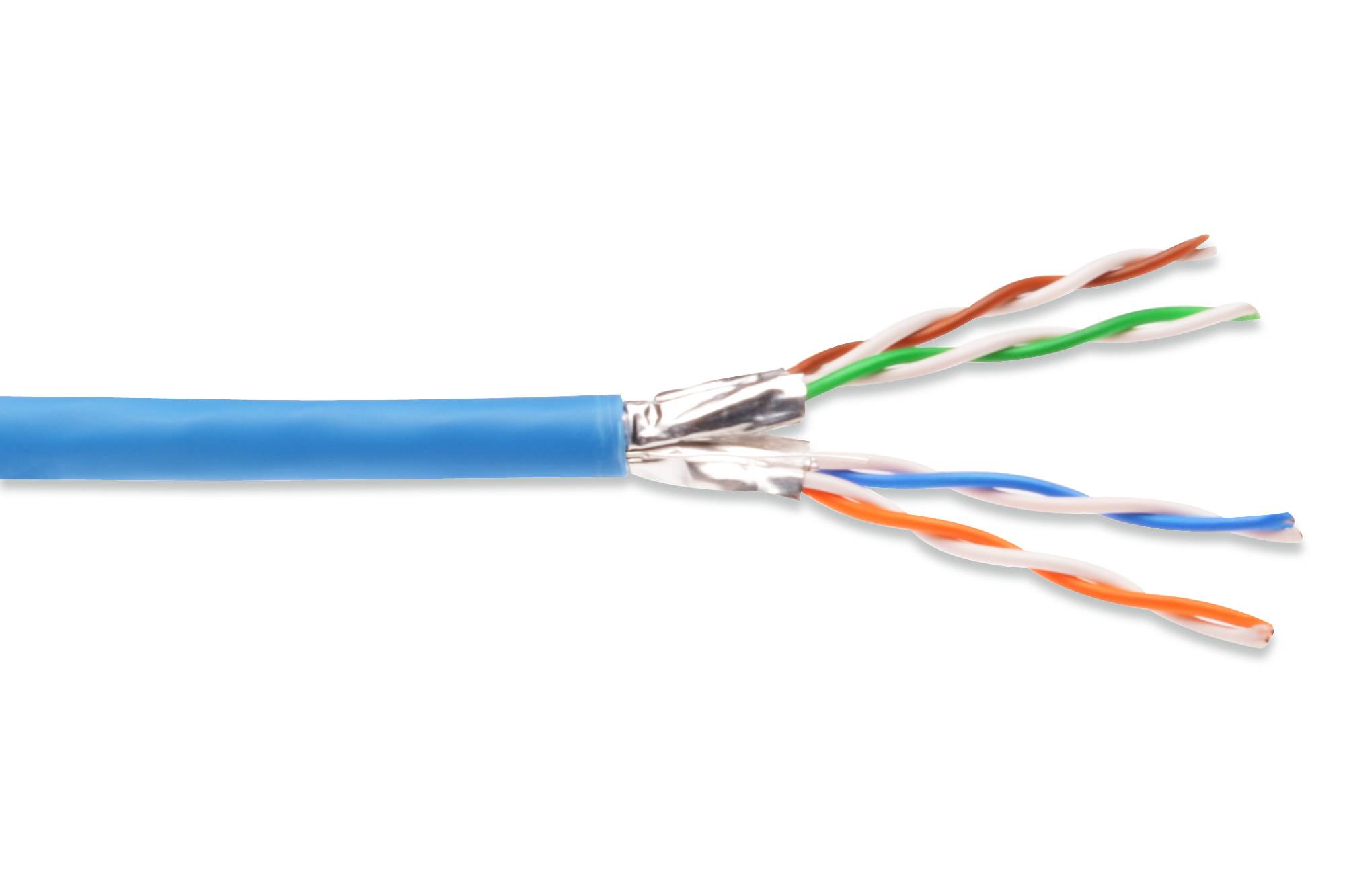 DIGITUS - Cat.6A U/FTP Verlegekabel, 100 m, Simplex, Eca-1