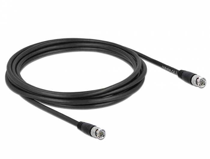 Delock Kabel BNC Stecker zu 3 m Netzwerk 3 m-1