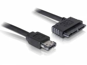 DeLOCK Power Over eSATA cable - Power Over eSATA-Kabel - Mikro SATA (W)-1