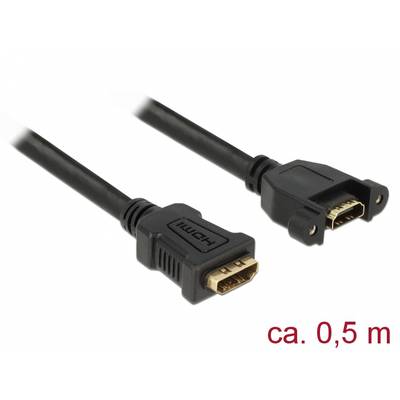 DeLOCK - HDMI mit Ethernetkabel - HDMI (W) bis HDMI (W)