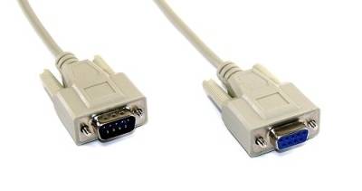 InLine® Serielle Verlängerung, 9pol Stecker/Buchse, vergossen, 1:1 belegt, 15m-1