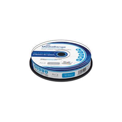 MediaRange Inkjet Fullsurface-Printable - 10 x BD-R DL - 50 GB (270 Min.)-1