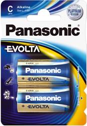 Panasonic Evolta C, Einwegbatterie, Alkali, 1,5 V, 2 Stück(e), Blau, C-1