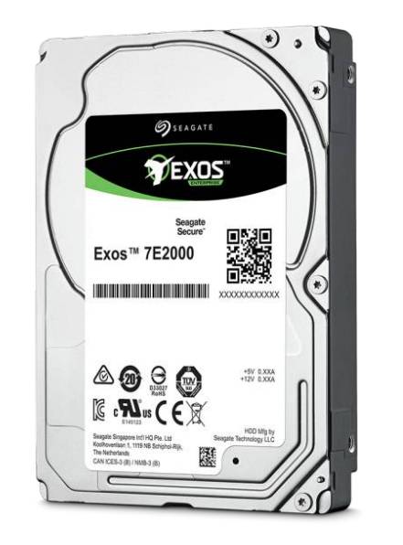Seagate Exos 7E2000 ST1000NX0373 - Festplatte - verschlüsselt - 1 TB - intern - 2.5" SFF (6.4 cm SFF)-1