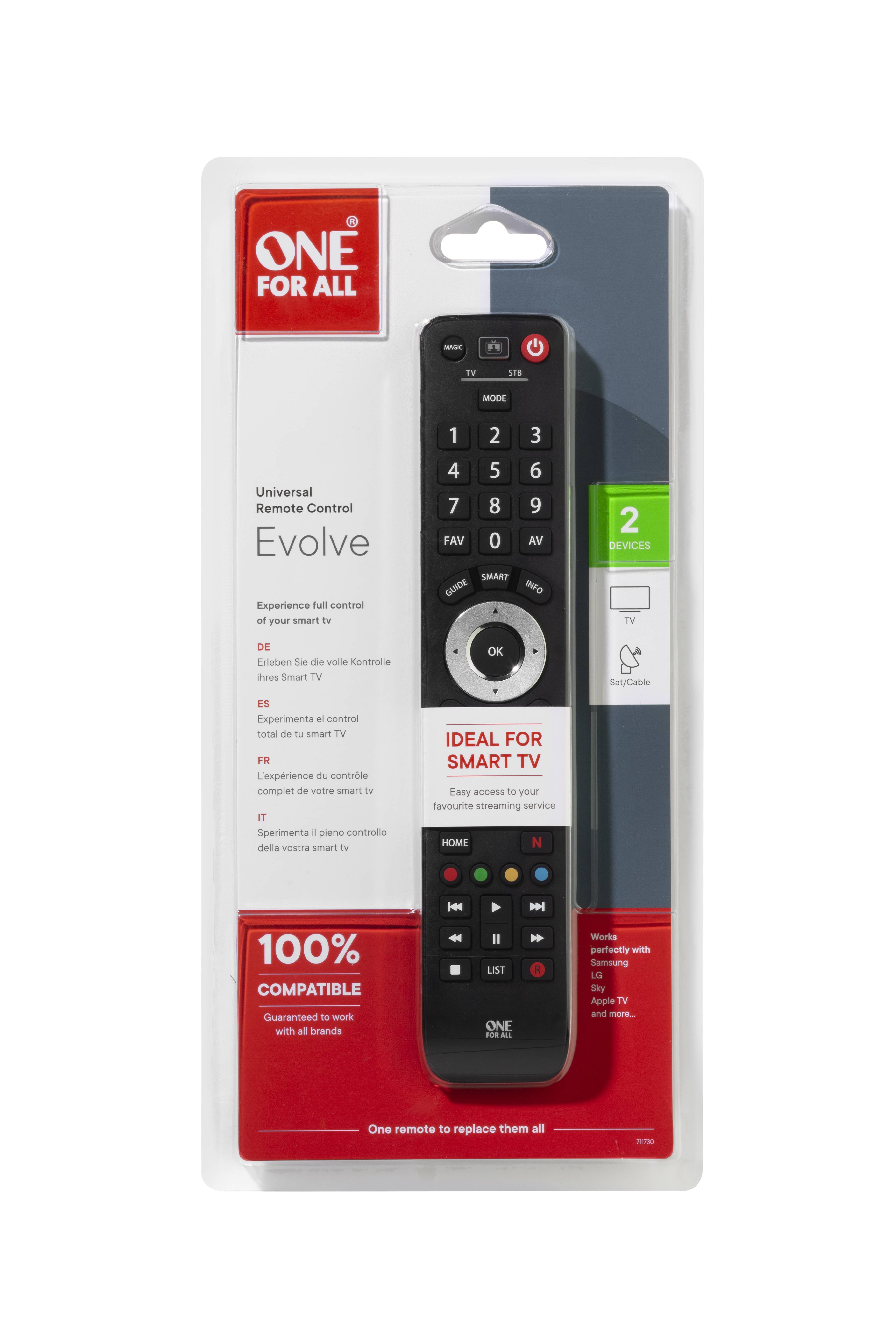 One for All Evolve 2 - Universalfernbedienung-1
