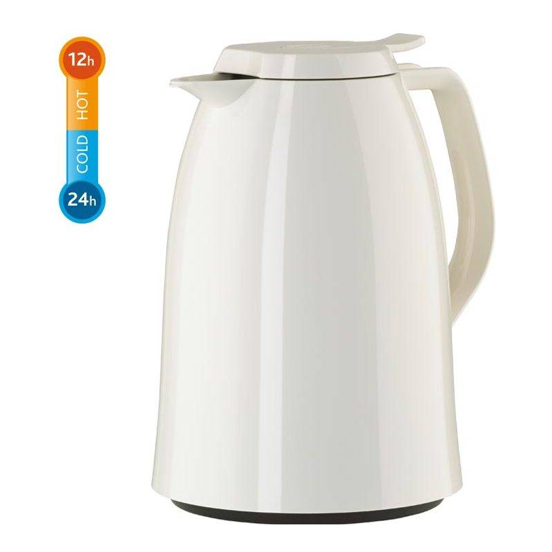 emsa Isolierkanne MAMBO, 1,0 Liter, hochglanz-weiß-0