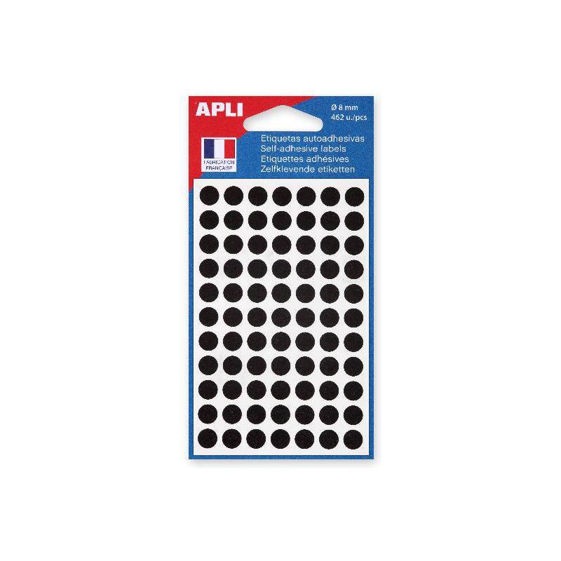 APLI Markierungspunkte, Durchmesser: 8 mm, schwarz-0