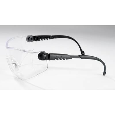 Schutzbrille,Schutzstufe EN 166,Polycarbonat,kratzfest,klar,m. UV-Filter,Kopfband