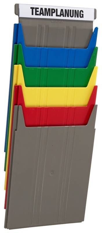 Wandsortierer,Ablagefach,f. 9,HxBxT 15x240x302mm,Ablage(n) ABS,blau-3