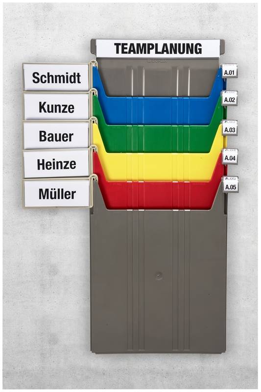 Wandsortierer,Grundmodul,HxBxT 15x240x302mm,Ablage(n) ABS,grau-3
