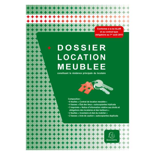 EXACOMPTA Dossier location "Location meublée"