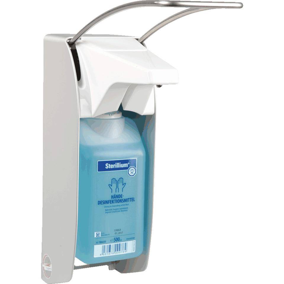 HARTMANN Eurospender 1 plus, für 1000ml Flaschen, grau, Metall, 92x340x225mm-1