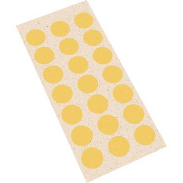 Markierungspunkte, hellgelb, Primärfaser-Graspapier, selbstklebend, Ø 25mm, 21/Bogen