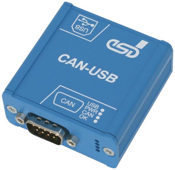 esd CAN-USB/2 - CAN zu USB 2.0 Interface Module, CAN 2.0A/B Schnittstelle, Metallgehäuse
