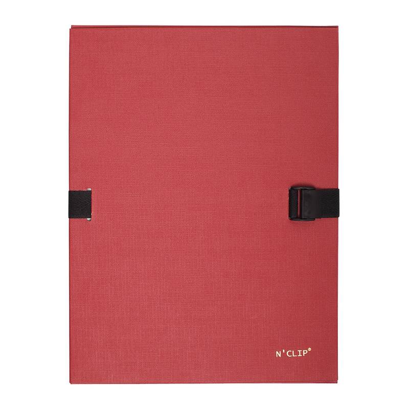 EXACOMPTA Dokumentenmappe N'CLIP, DIN A4, rot-0