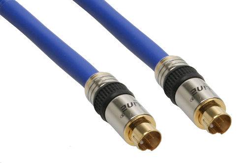InLine® S-VHS Kabel, PREMIUM, vergoldete Stecker, 4pol mini DIN ST / ST, 10m-1