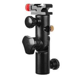 Walimex Walimex 17040, 180°, 190 mm Blitz- und Schirmhalter Außengewinde=1/4"-1