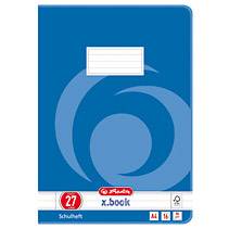 Herlitz 3322708, Blau, 16 Blätter, Liniertes Papier, A4, 80 g/m², Junge/Mädchen-1