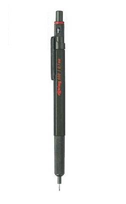 Rotring Feinminenstift 600 Metallic 0.7mm, Grün, Metall, HB, 0,7 mm, Hexagonal, Metall-1