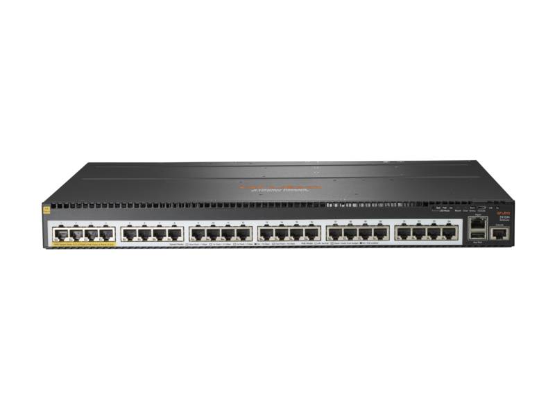 HP Enterprise Aruba 2930M 24 Smart Rate POE+ 1-Slot Switch L3 verwaltet x 1/2.5/5 GBase-T an Rack montierbar PoE+ 860-1