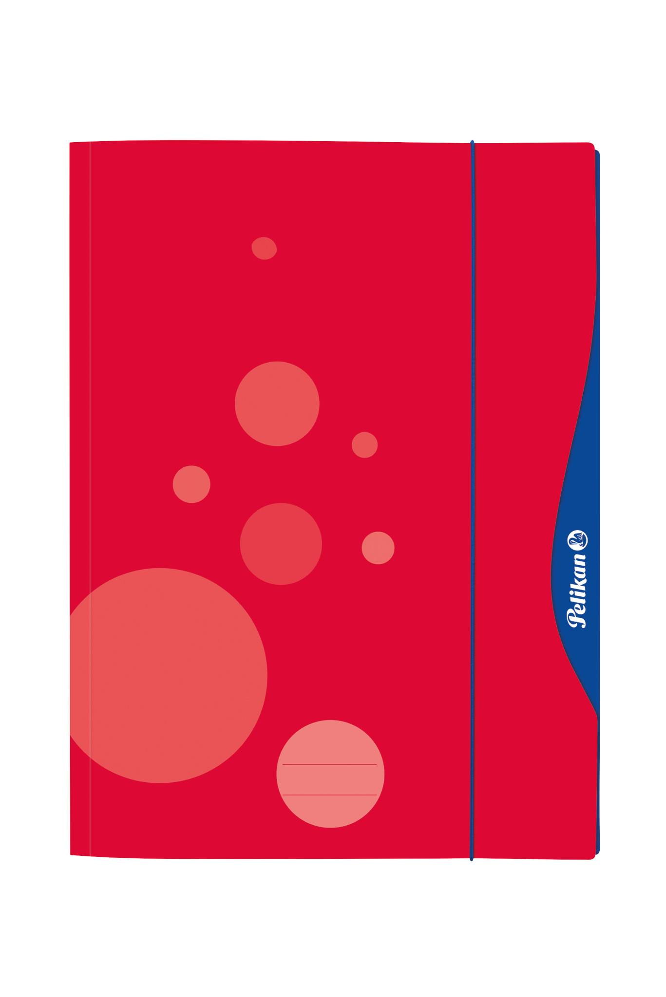 Pelikan 237284, A3, Karton, Rot, Porträt, Gummiband-0
