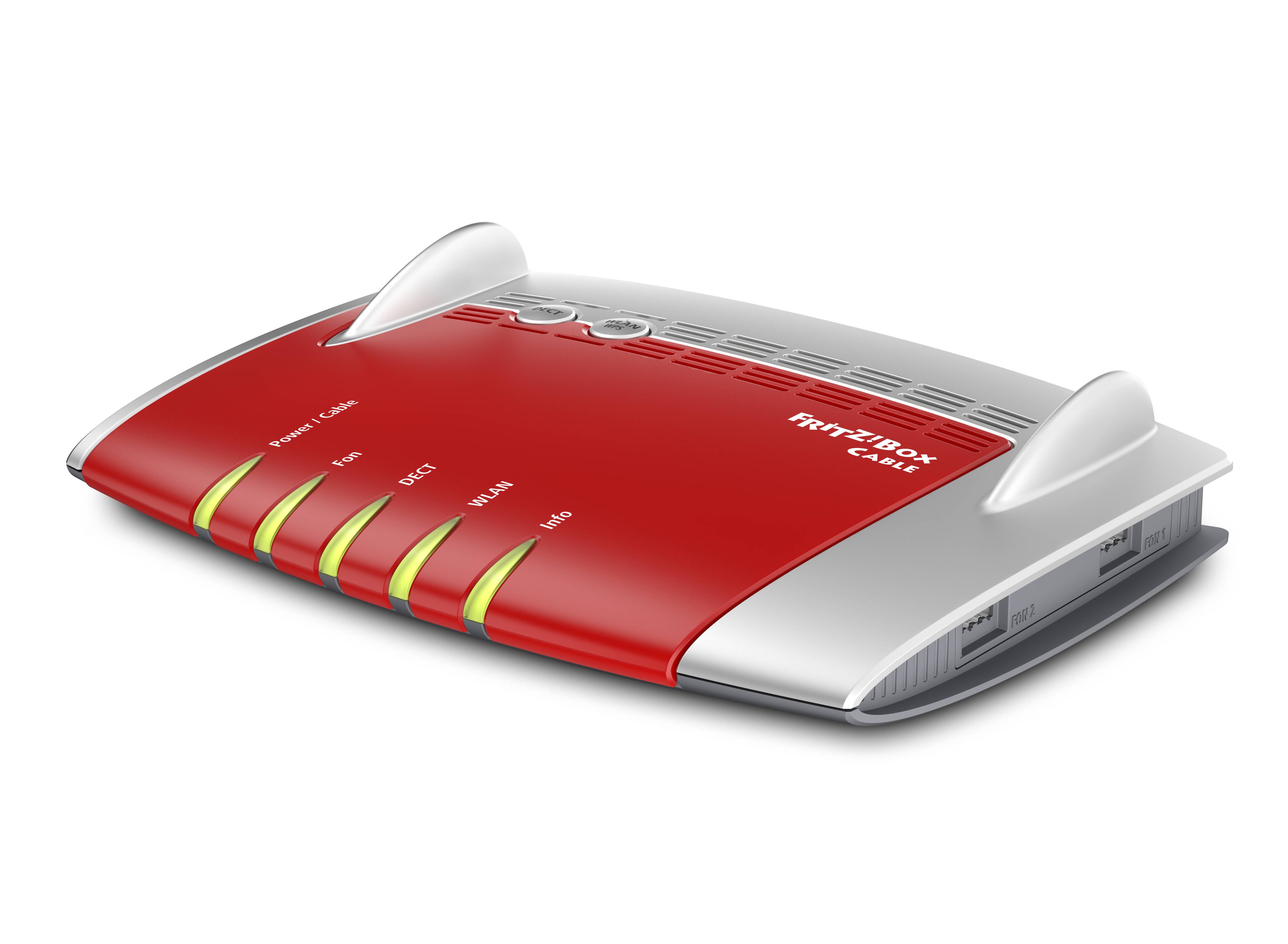 AVM FRITZ!Box 6430 Cable - Wireless Router - Kabelmodem - 4-Port-Switch - GigE --1