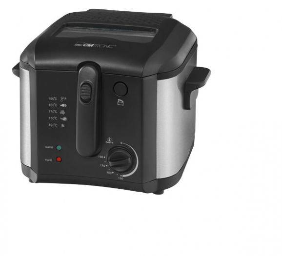 Clatronic FR 3649 Fritteuse 2.5 l 1600 W Schwarz-1