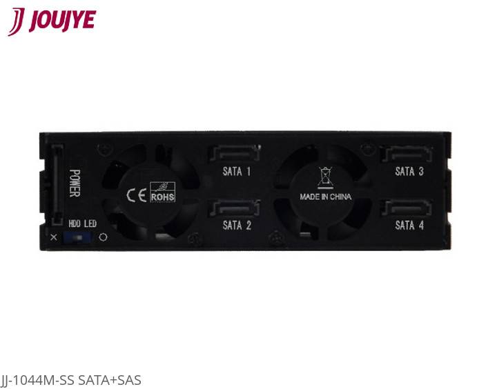 Jou Jye Computer JJ-1044M-SS - Gehäuse für Speicherlaufwerke mit Lüfter - 2.5"" (6.4 cm)-1