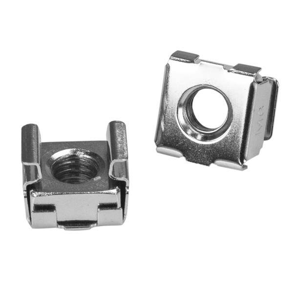 StarTech.com M6 Rack Schrauben und M6 Käfigmuttern - 20 Pack - M6 Muttern - Serv-1