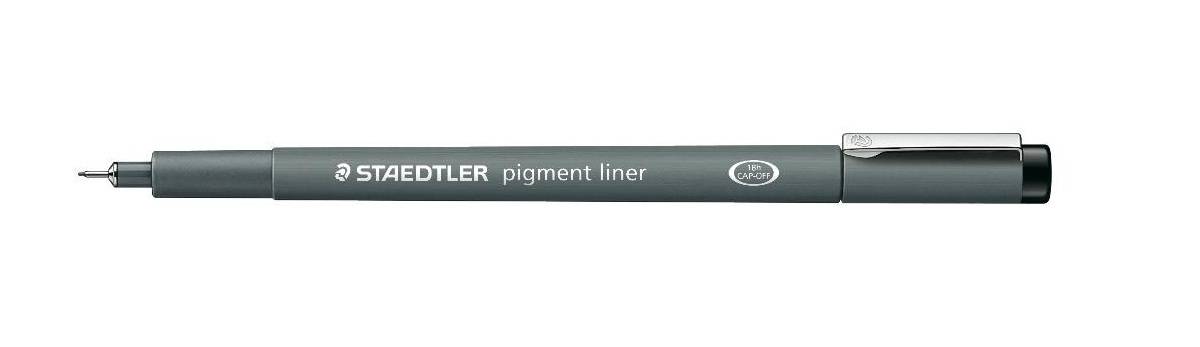 STAEDTLER pigment liner - Fineliner - Schwarz-1