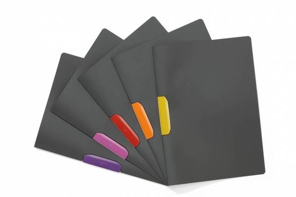 Durable Duraswing, Grau, Orange, Kunststoff, Polypropylen (PP), 30 Blätter, A4, Befestigungsclip-1