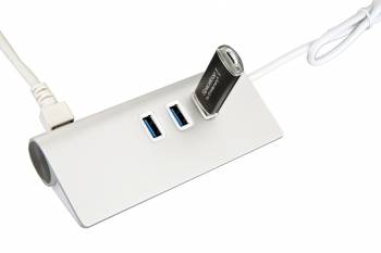 EXSYS EX-1132-N USB 3.0 HUB mit 3 Ports und 1GB LAN-1