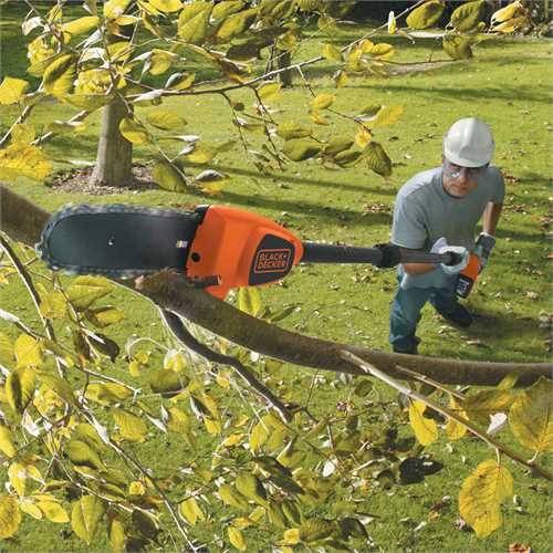 Black & Decker GPC1820L20, 3,8 m/s, 20 cm, 3,8 m/s², 85 dB, Schwarz, Orange, Akku-1