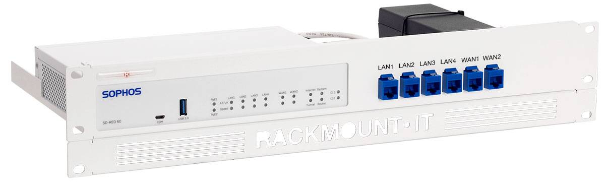 Rackmount.IT RM-SR-T10I - Montagesatz für Netzwerkgeräte - Rack montierbar - RAL 9003 - 1.3U - 48.3 cm (19"")-1