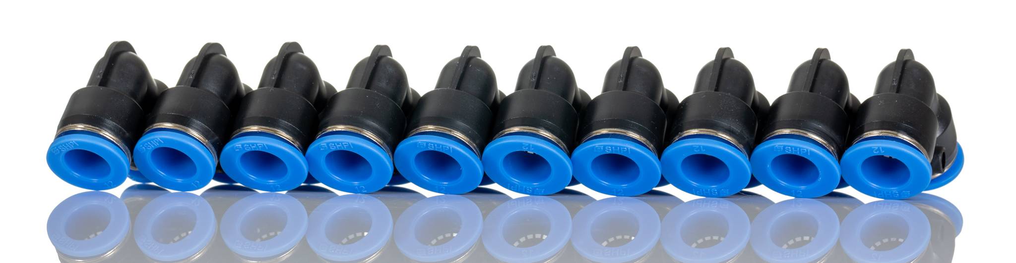 RS PRO Winkel-Einsteckadapter, Rohr-zu-Rohr, Kunststoff, 9,9 kgf/cm², 990 kPa // Packung a 10 Stück-0