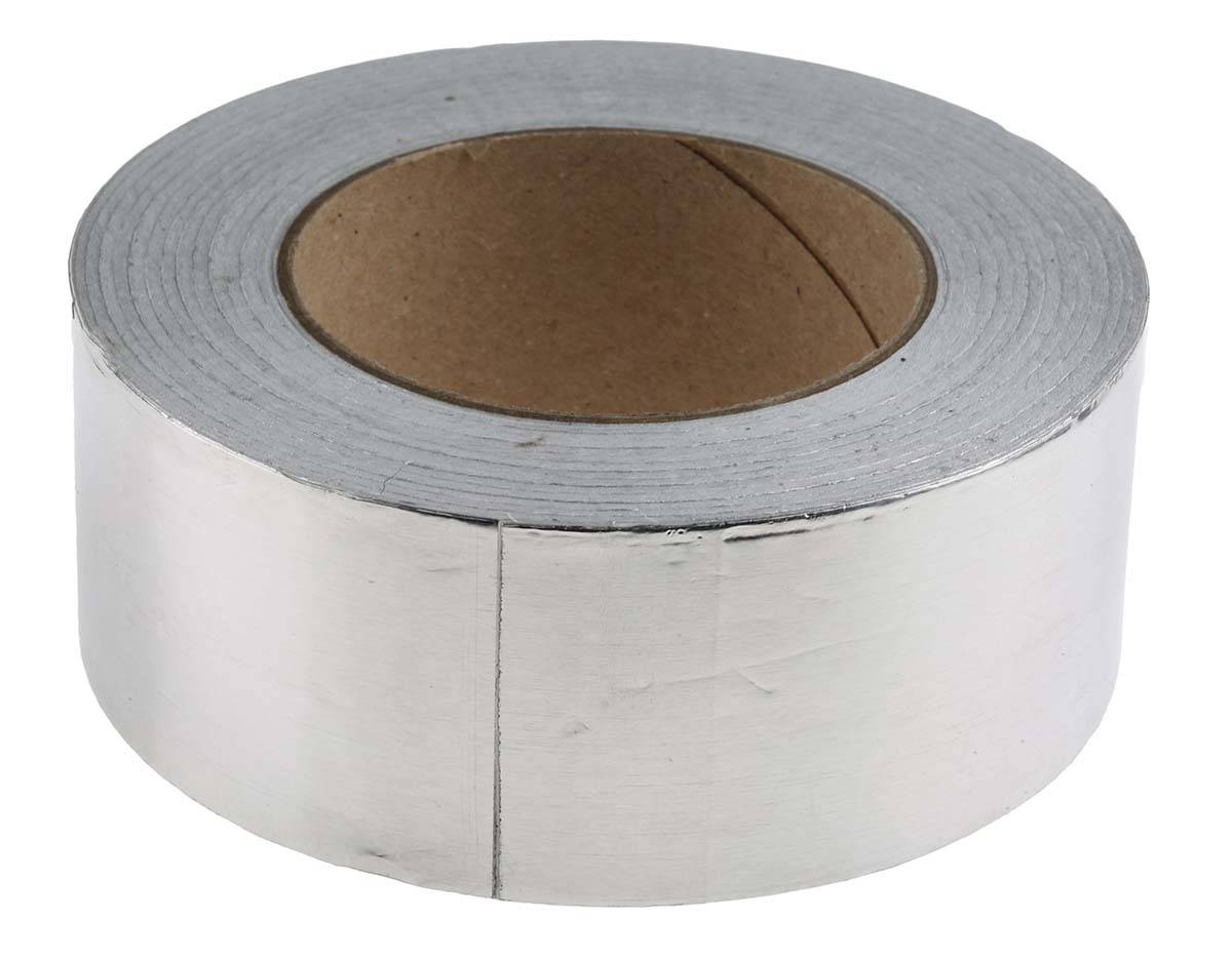 RS PRO Metallisches Band Nichtleitend, 50mm x 50 m, Haftung 3.8N/cm-0