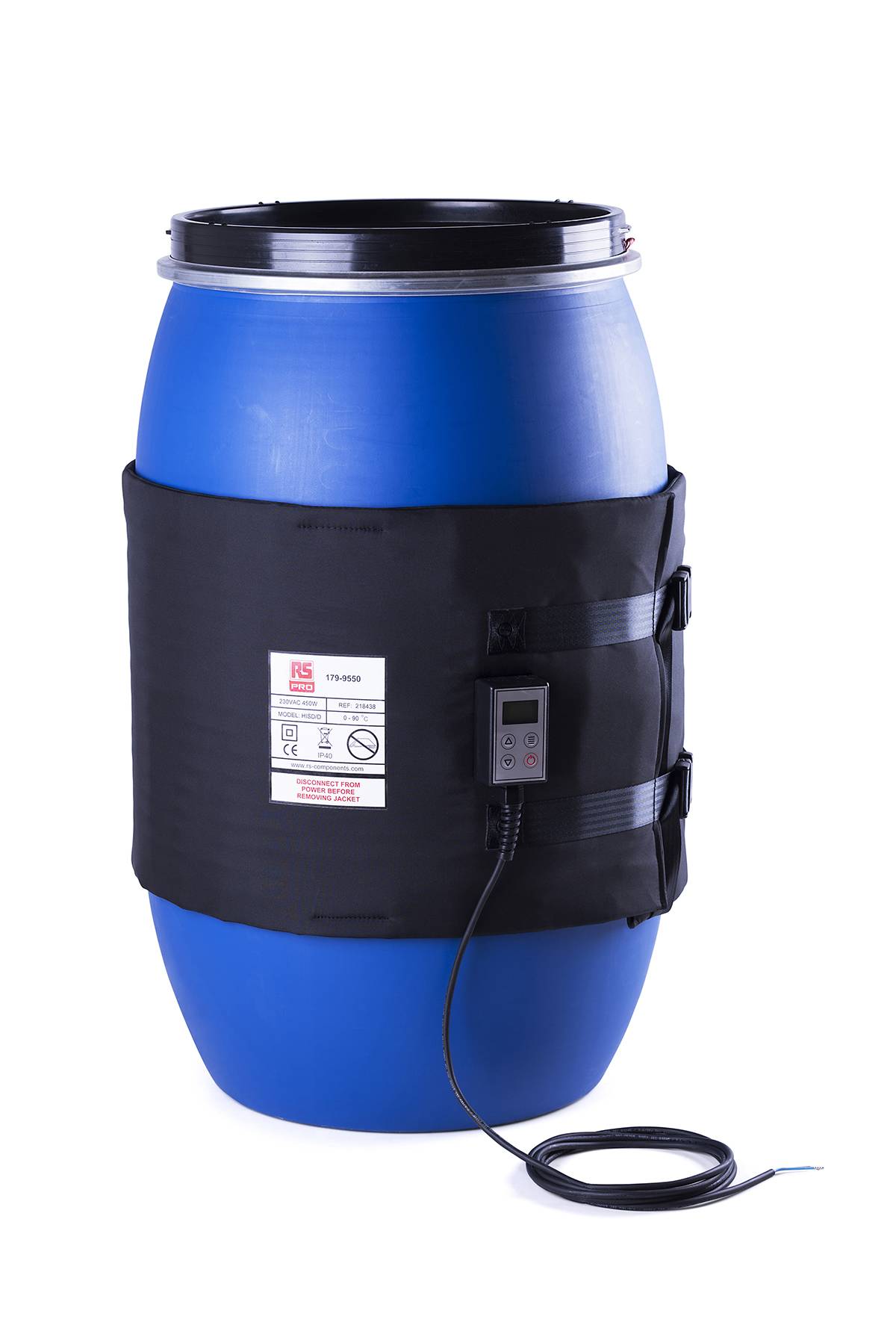 RS PRO Fassheizung 200l 450 x 1950mm 450W 230V Polyester-0