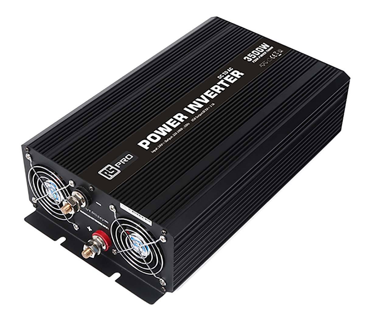 RS PRO Spannungswandler, 24V dc / 230V ac 3500W Modifizierte Sinuswelle-1