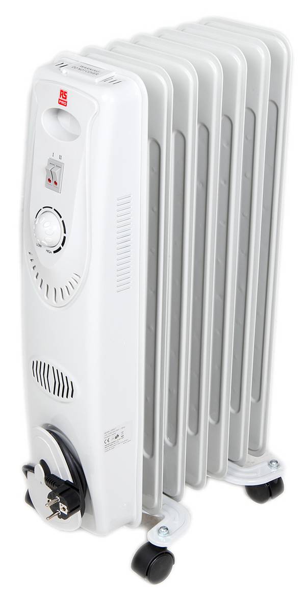 RS PRO Elektroheizung 1.5kW, aufstellbar