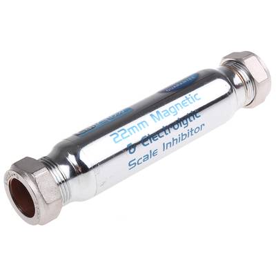 Kalkschutz Wasserenthärter Magnetisch und elektrolytisch mit 22 mm Quetschanschluss, 12 bar, 64.8l/min