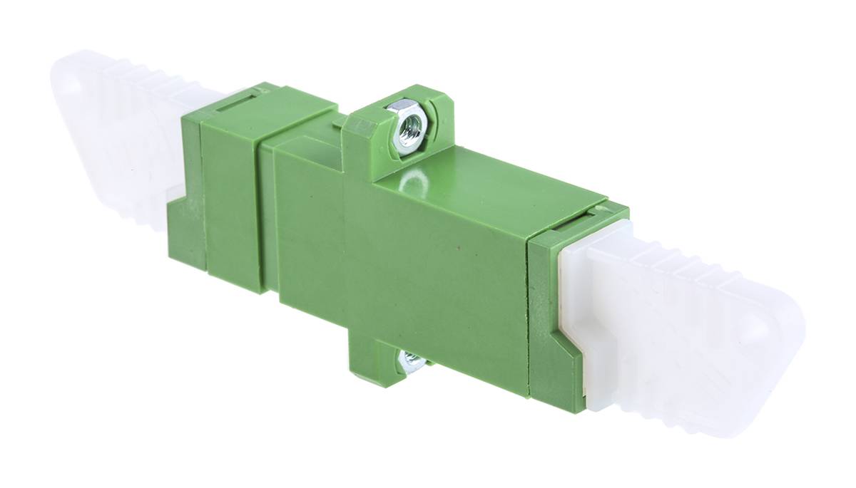 RS PRO LWL-Adapter, E2000 - E2000, Single Mode, Simplex, Grün
