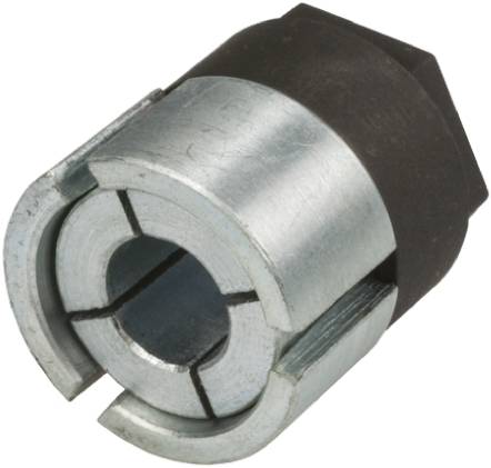 RS PRO Stahl Spannbuchse ohne Nut Schaft-Ø 7mm, 19mm x 22mm-0