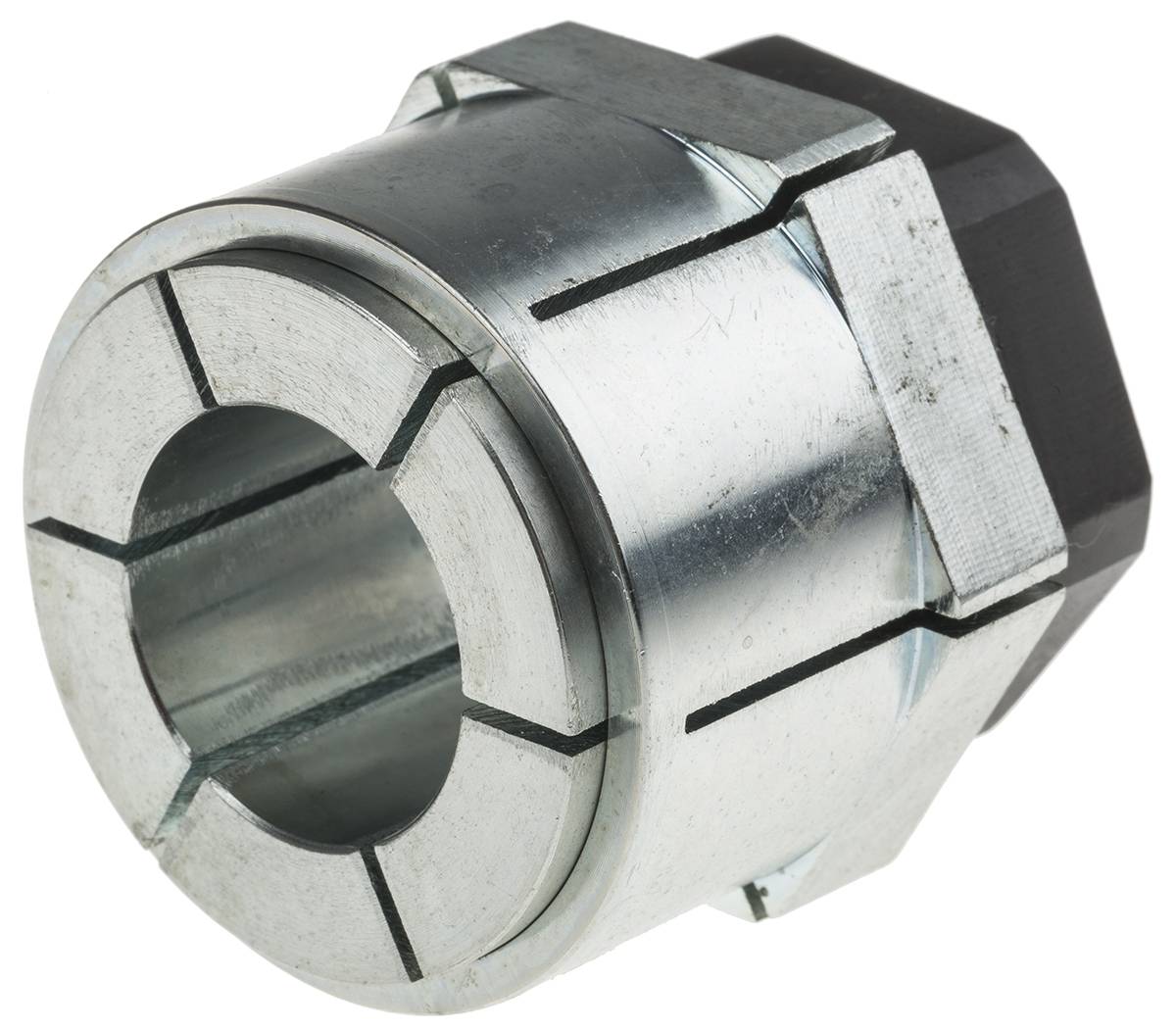 RS PRO Stahl Spannbuchse ohne Nut Schaft-Ø 24mm, 45mm x 47.5mm-0