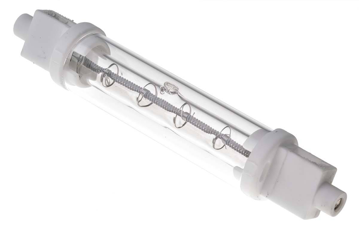 RS PRO Infrarotlampe, Rot, 500 W, R7S, 230 V, 118 mm lang, 19mm Ø, 8000h Lebensdauer