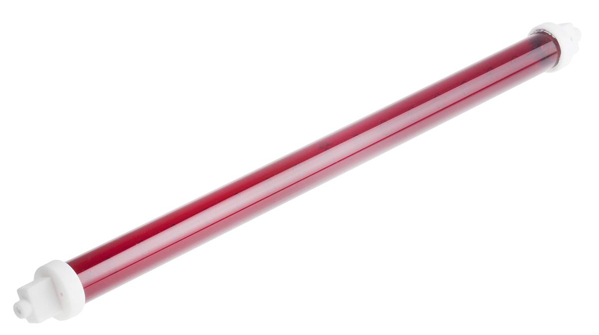 RS PRO Infrarotlampe, Rot, 1500 W, R7S, 230 V, 348 mm lang, 19mm Ø, 8000h Lebensdauer-0