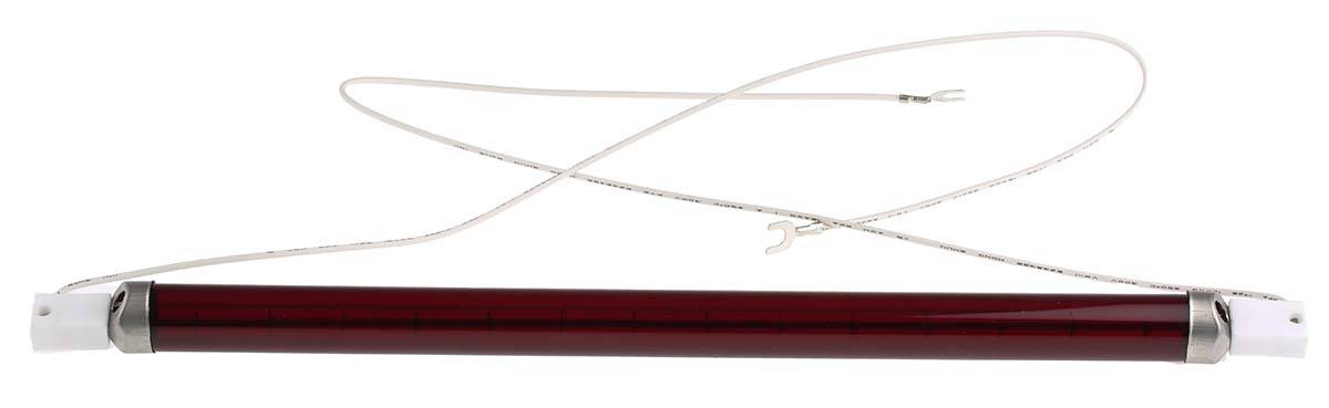 RS PRO Infrarotlampe, Rot, 1500 W, SK15, 230 V, 350 mm lang, 20mm Ø
