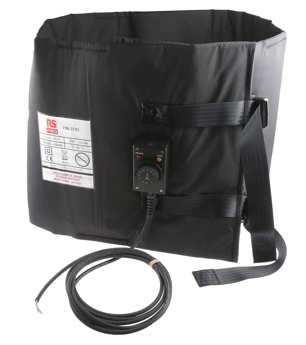 RS PRO Fassheizung 200l 450 x 1950mm 450W 230V Polyester-0
