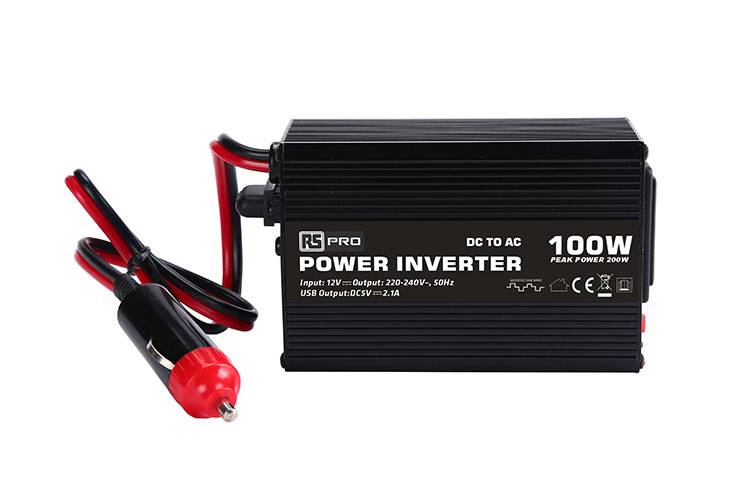 RS PRO Spannungswandler, 12V dc / 230V ac 100W Modifizierte Sinuswelle-0