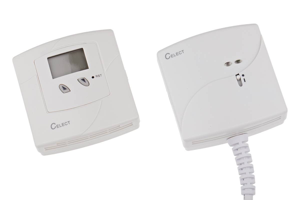 RS PRO Thermostat, 0 → +50 °C, 10A, / 24 → 240 V ac, mit LCD-Display mit  Hintergrundbeleuchtung kaufen