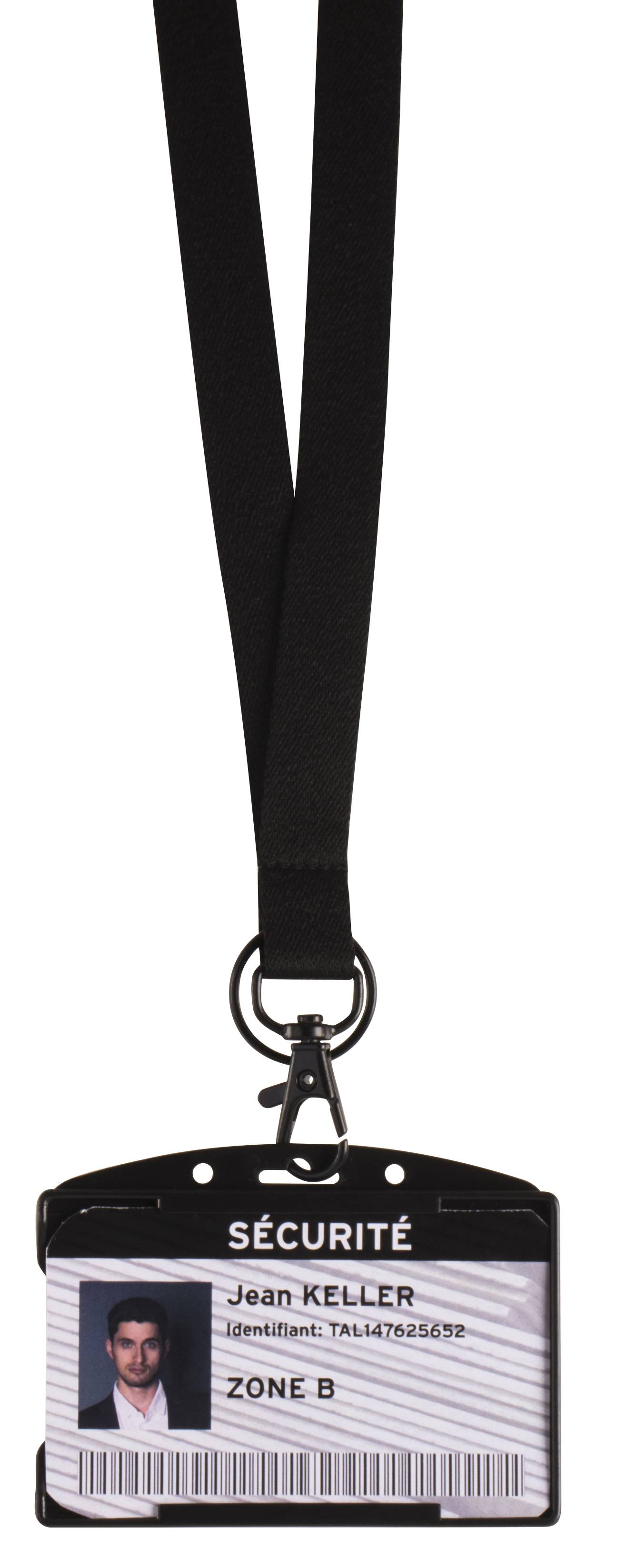TARIFOLD - Namensschilder schwarz 8.6 cm x 5.4-3